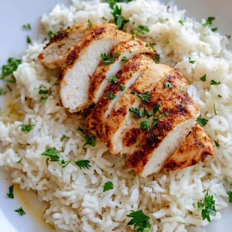 Garlic Butter Rice with Chicken