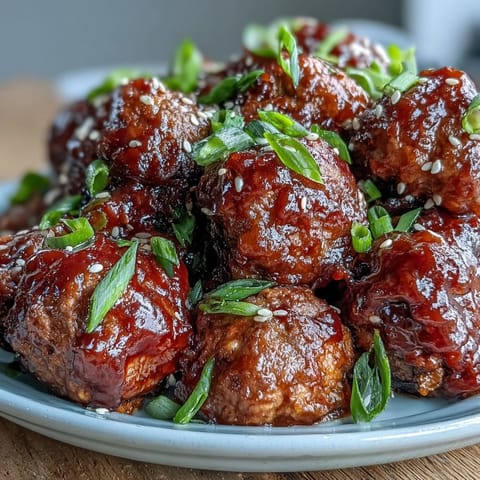 Savory Easy Sweet and Sour Crock Pot Meatballs served over fluffy rice, ready for a weeknight dinner.  