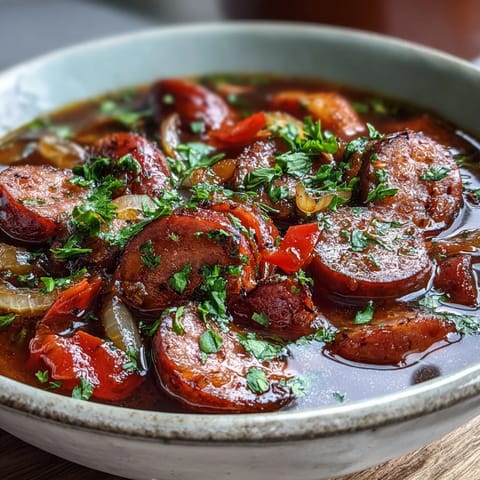 Crock Pot BBQ Cocktail Sausage Soup