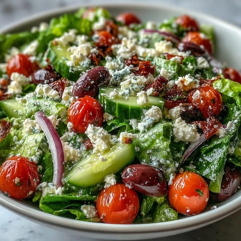 Greek Salad Bowl Mediterranean