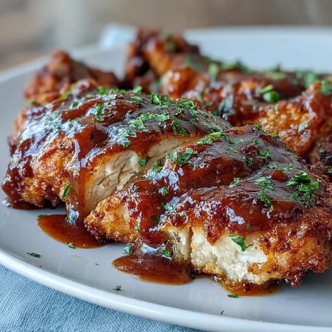 Soul Food Smothered Chicken with Onion Gravy: golden chicken simmered in rich, savory onion gravy for ultimate comfort.