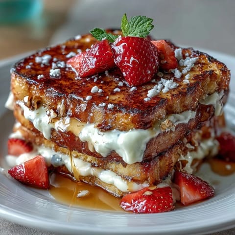 Spring Brunch Strawberry French Toast