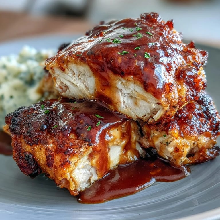 Soul Food Smothered Chicken with Onion Gravy: crispy chicken thighs slow-cooked in a luscious, buttery onion sauce, perfect with rice.